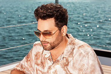 Original Vintage Cazal-Herrenbrille: Modell 850 aus den 8oern Original Vintage Cazal-Herrenbrille: Modell 850 aus den 8oern